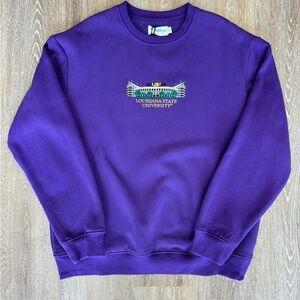 LSU vintage inspired crewneck sweatshirt